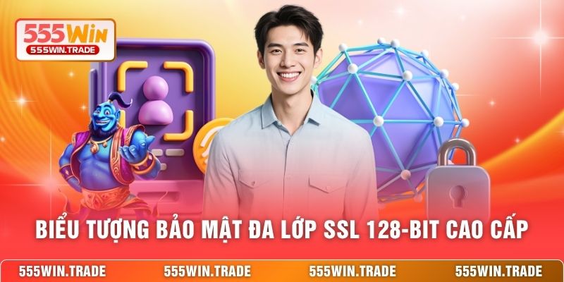 Biểu tượng bảo mật đa lớp SSL 128-bit cao cấp