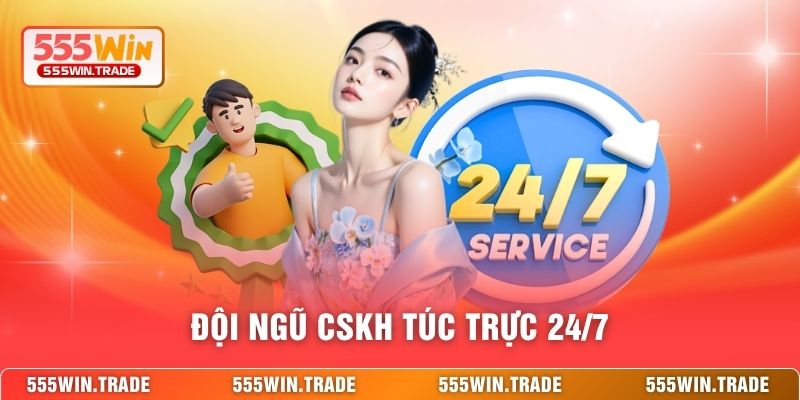 Đội ngũ CSKH túc trực 24/7