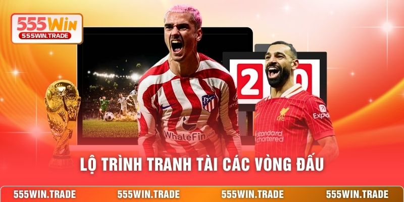 Lộ trình tranh tài các vòng đấu