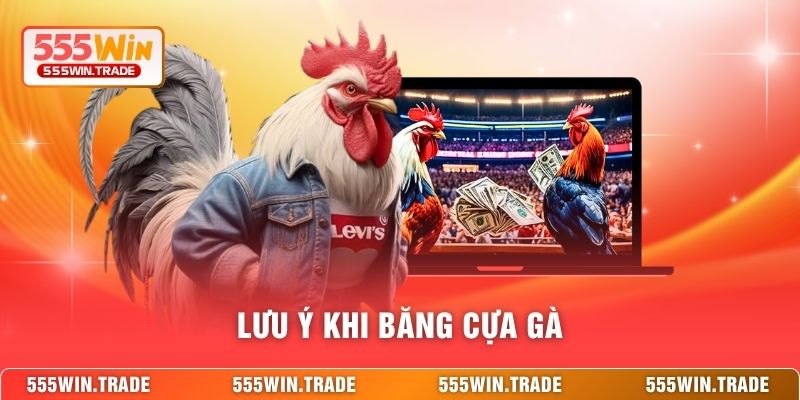 Lưu ý khi băng cựa gà